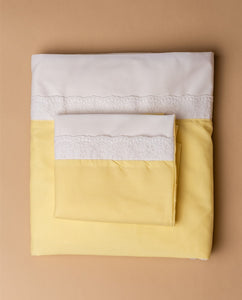Lençóis envelope LEONOR (com capa para edredon e bordado)